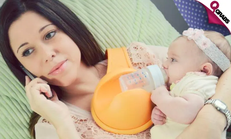 Hands-Free Baby Bottle Holders!